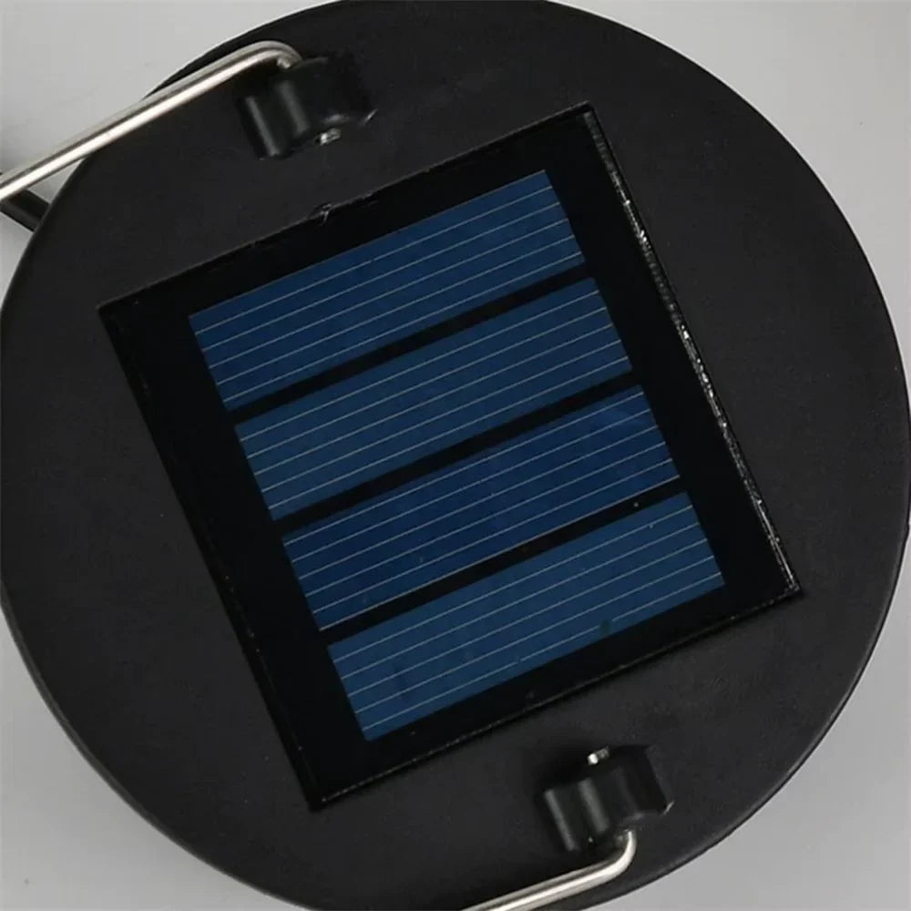 Moroccan Solar Hanging Light Outdoor Metal Lantern