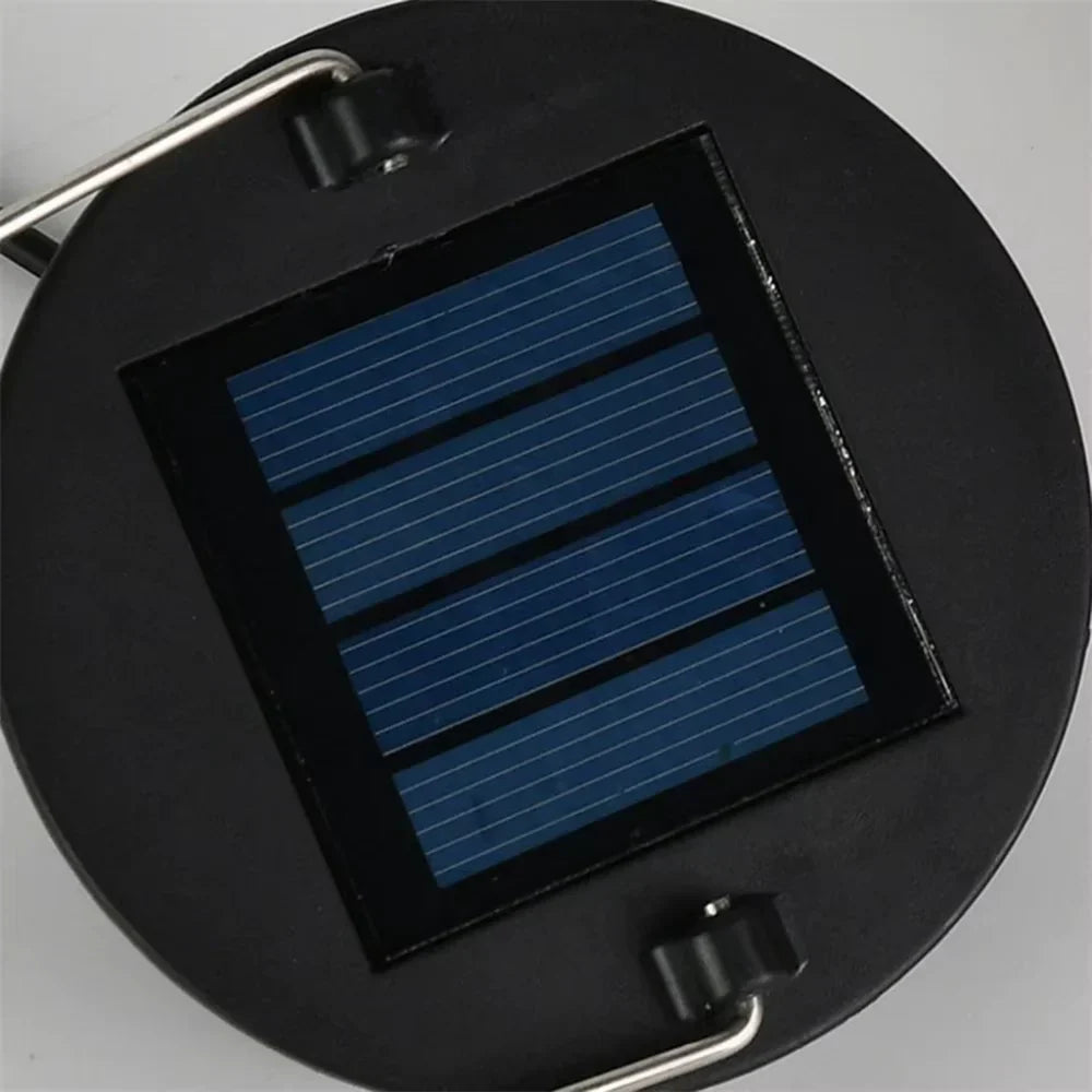 Moroccan Solar Hanging Light Outdoor Metal Lantern