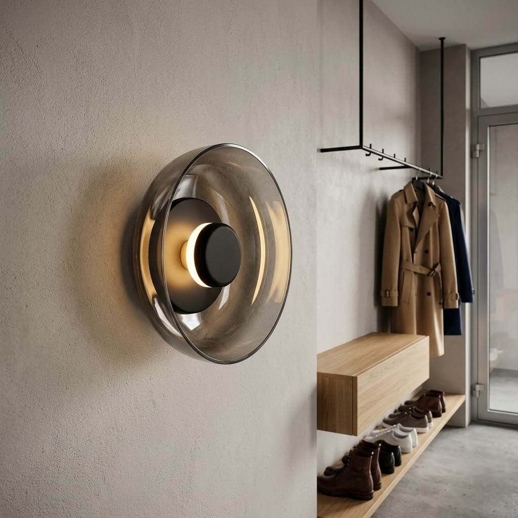 Nordic Glass Bowl Wall Lamp