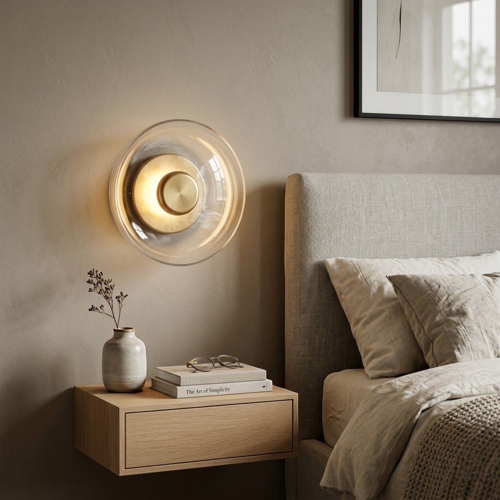 Nordic Glass Bowl Wall Lamp