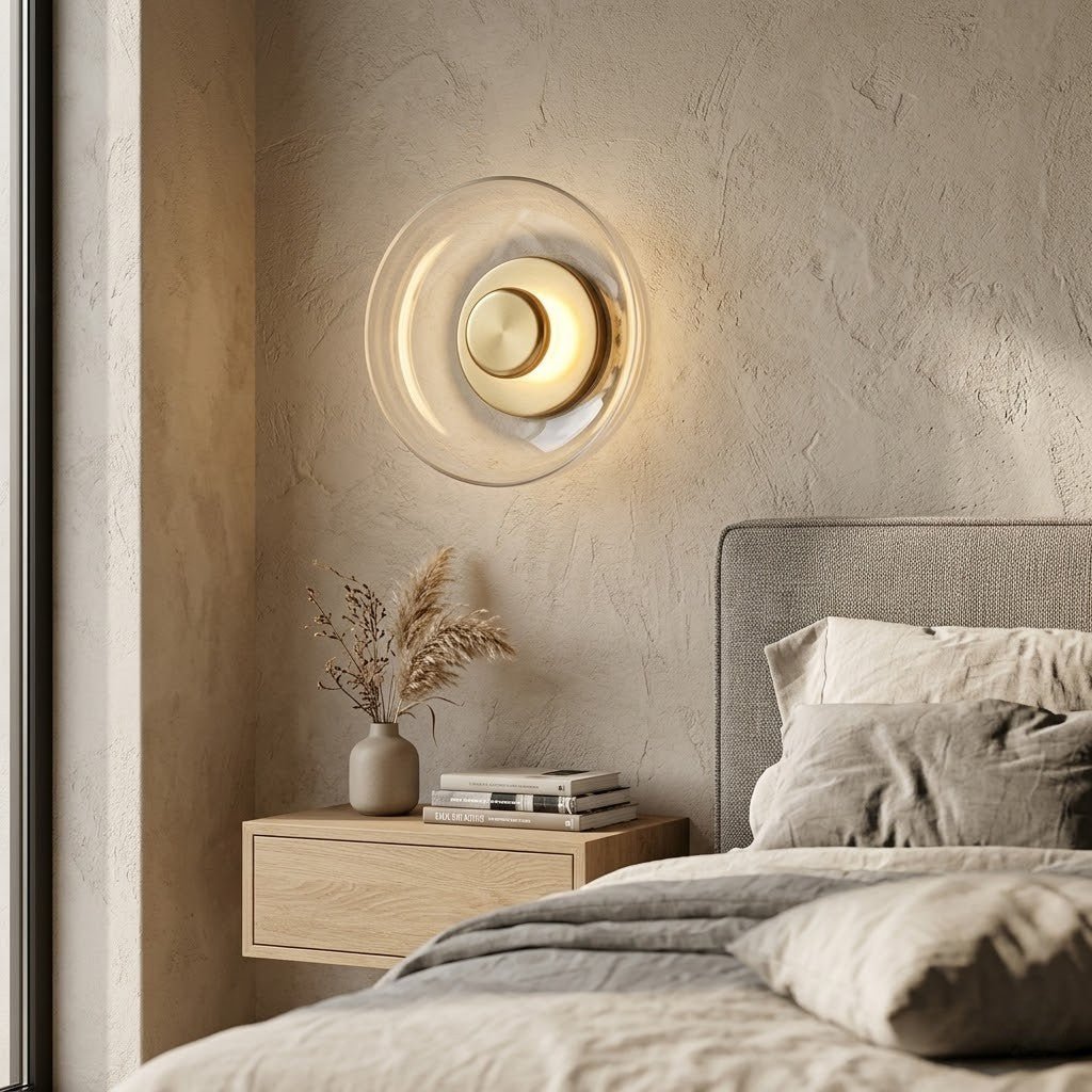 Nordic Glass Bowl Wall Lamp