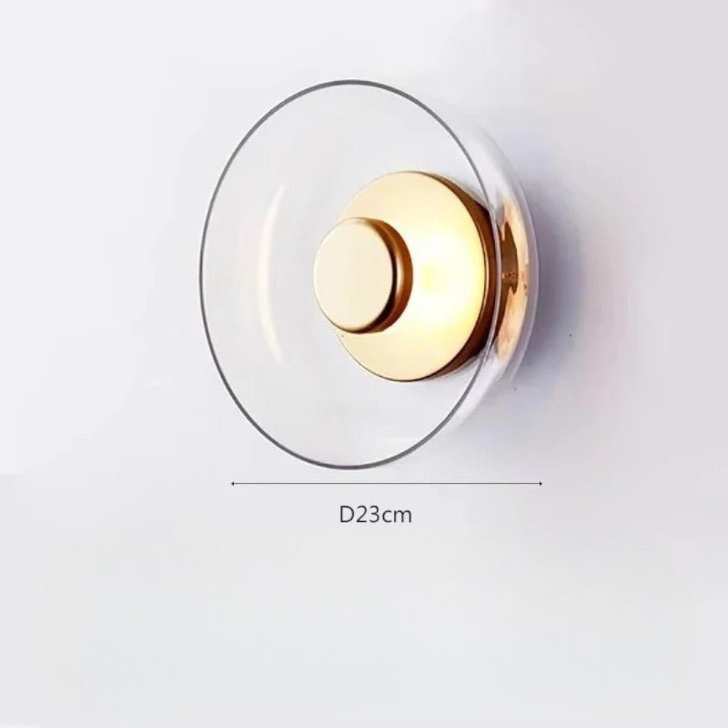 Nordic Glass Bowl Wall Lamp