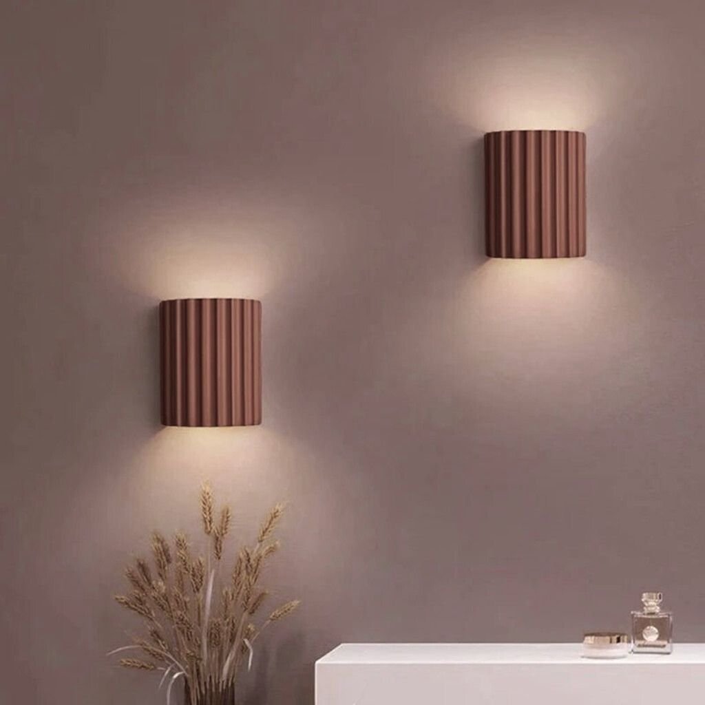 Nordic Minimalist LED Wall Lamp - Macaron Resin