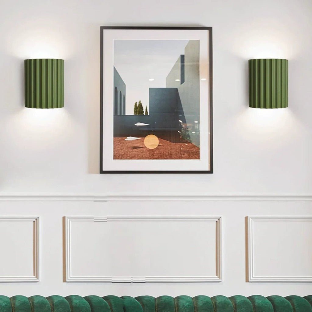 Nordic Minimalist LED Wall Lamp - Macaron Resin