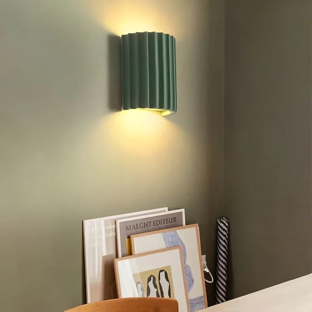 Nordic Minimalist LED Wall Lamp - Macaron Resin