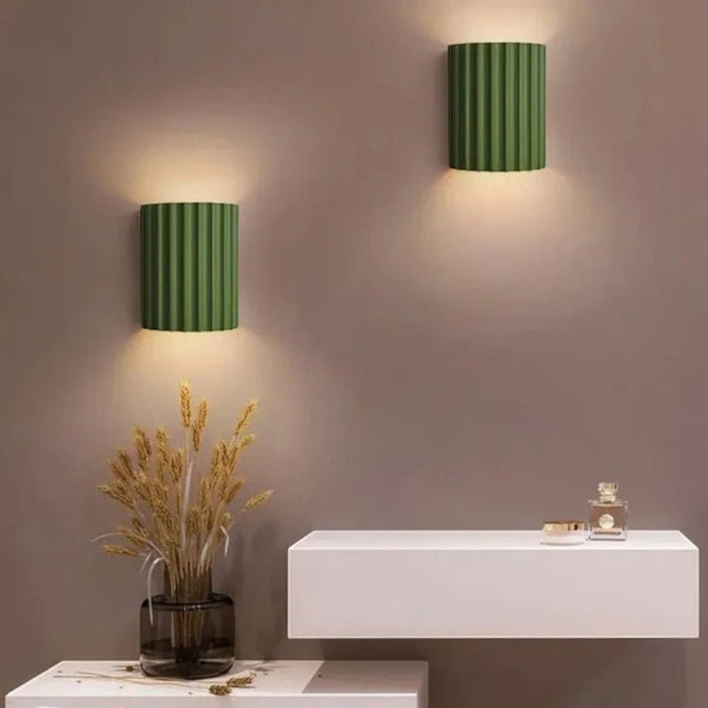 Nordic Minimalist LED Wall Lamp - Macaron Resin