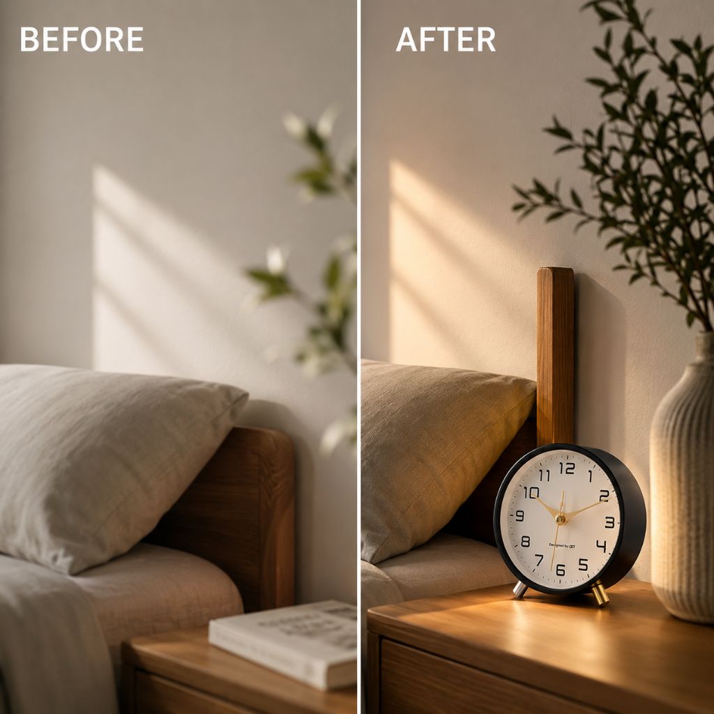 NordTime - Modern Scandinavian Silent Table Clock