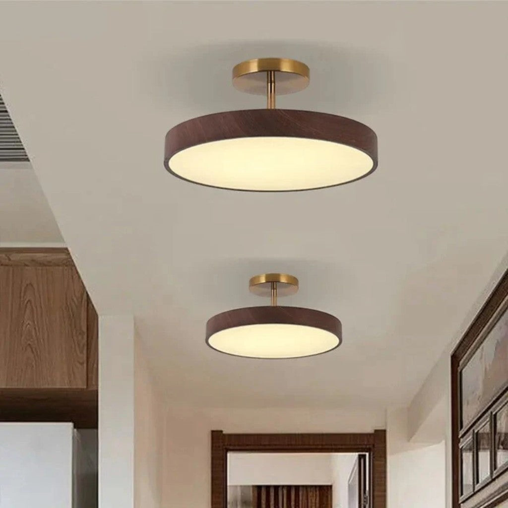 OakLume Nordic Semi Flush Mount Ceiling Light