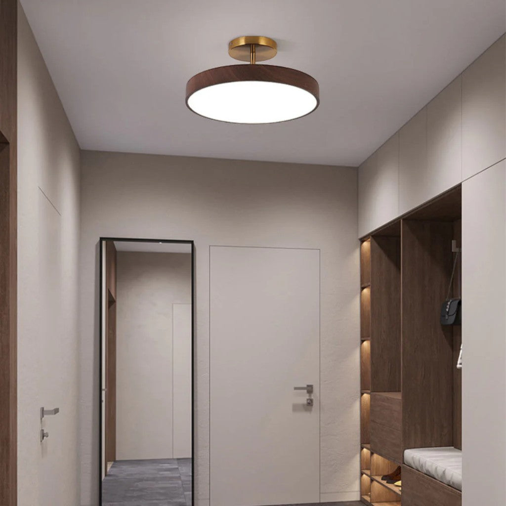 OakLume Nordic Semi Flush Mount Ceiling Light