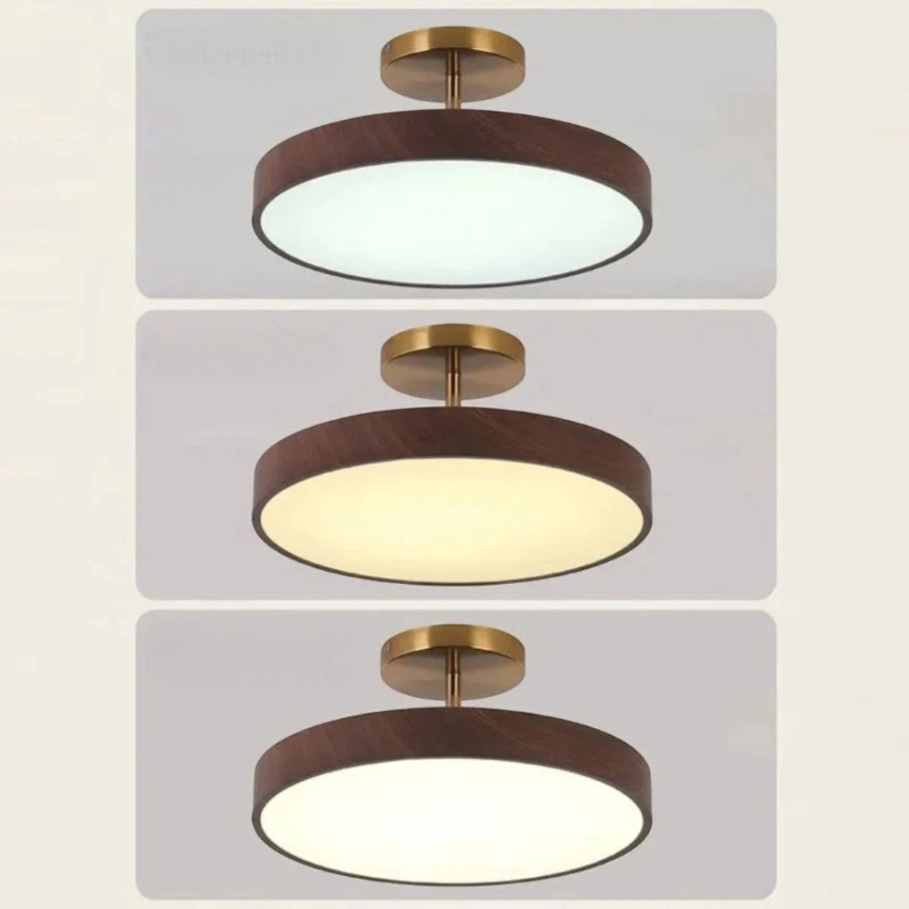OakLume Nordic Semi Flush Mount Ceiling Light