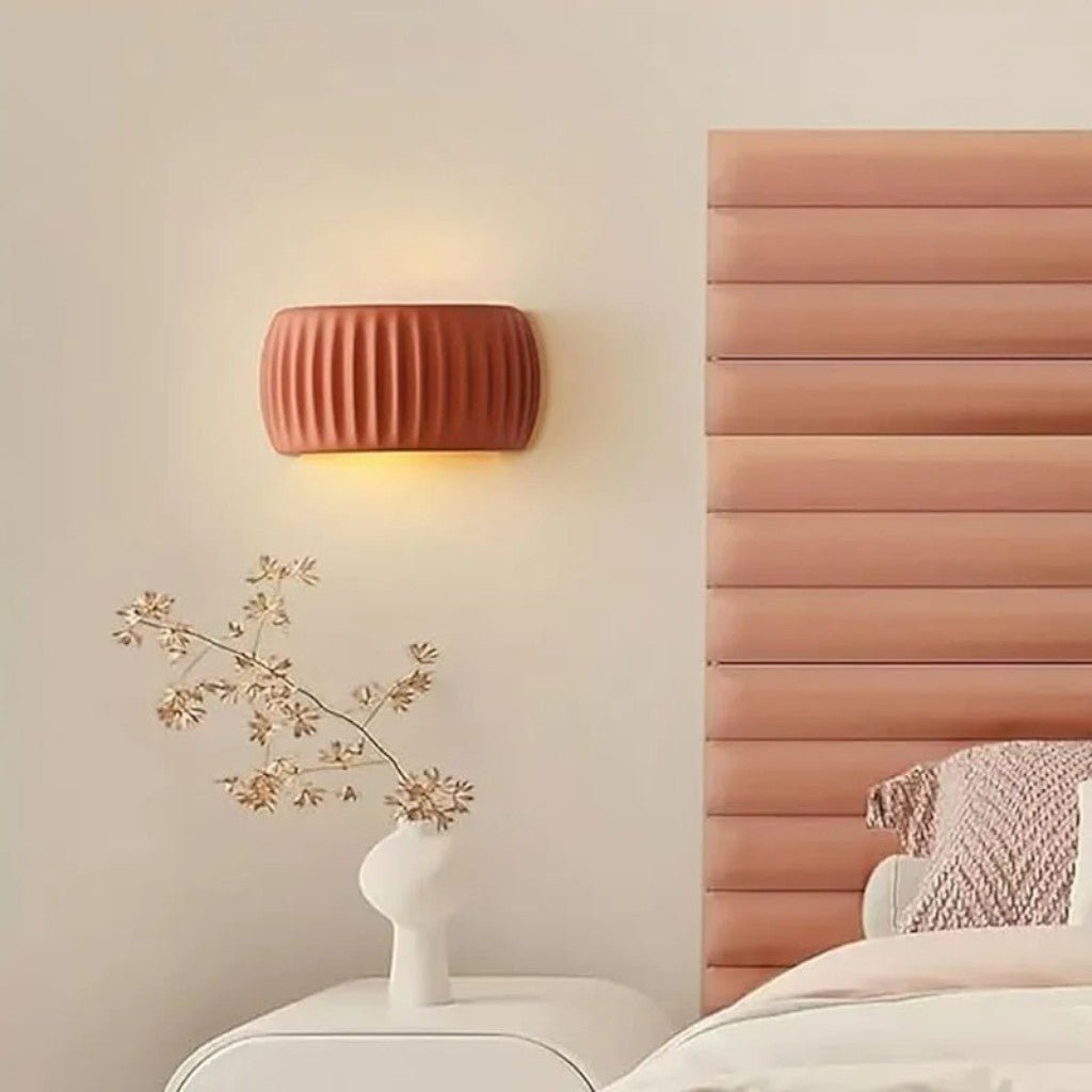 Resin Bedside Wall Light French Art Deco Style