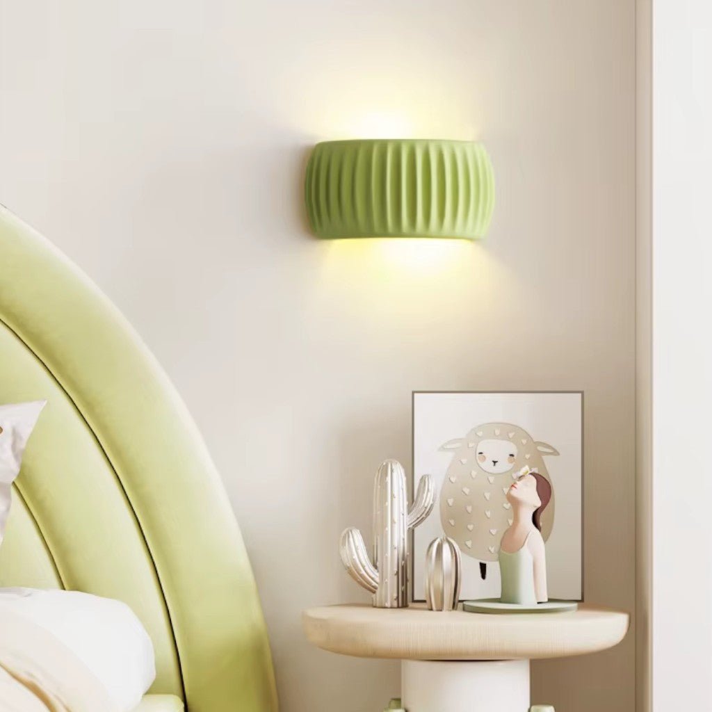 Resin Bedside Wall Light French Art Deco Style