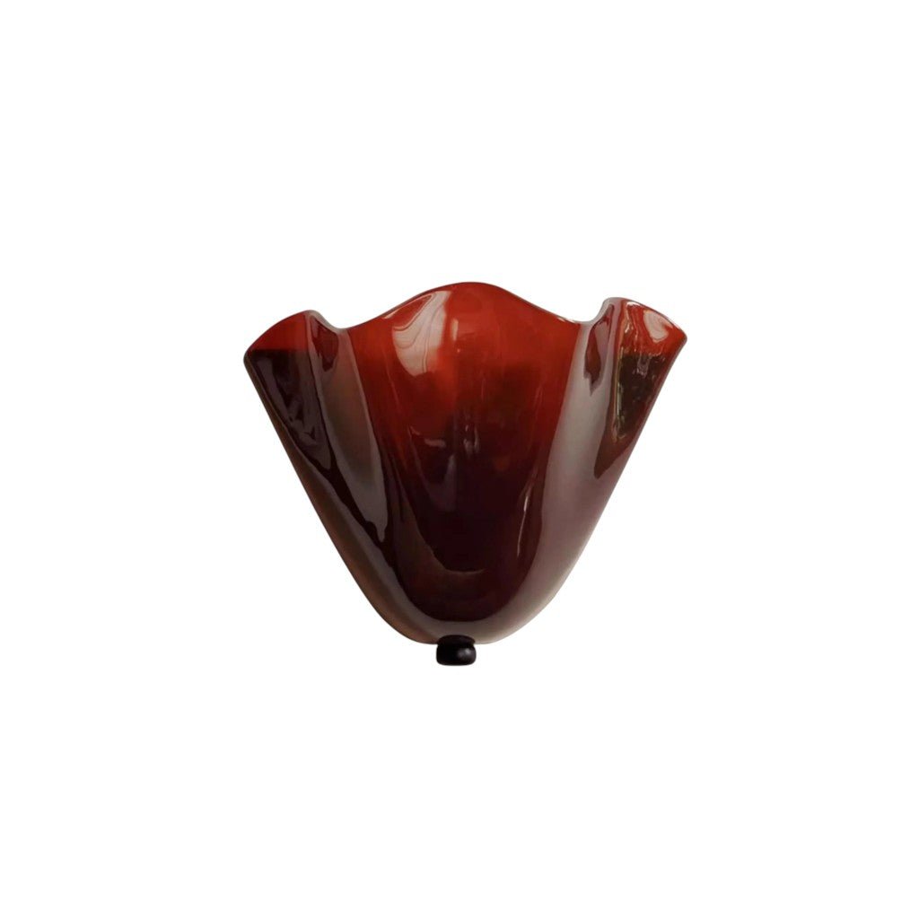 Retro Glass Shell Wall Light Sconce