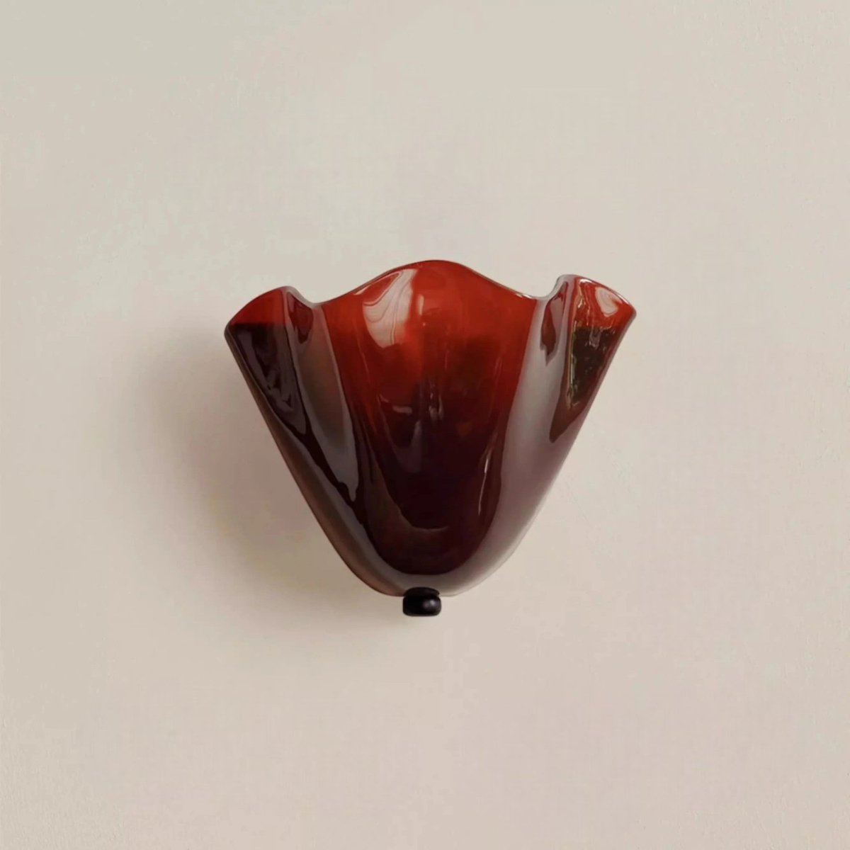 Retro Glass Shell Wall Light Sconce