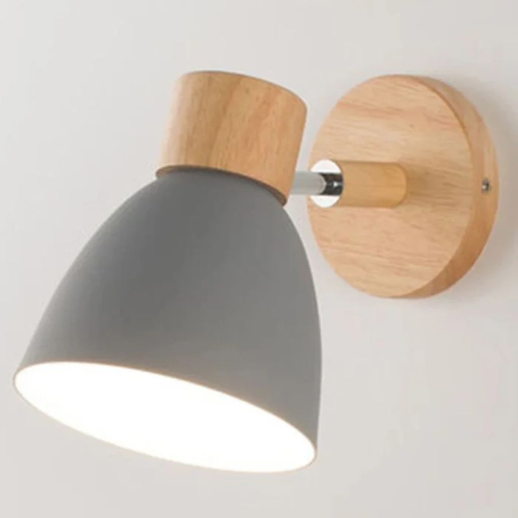 Scandinavian Wooden Wall Light Sconce