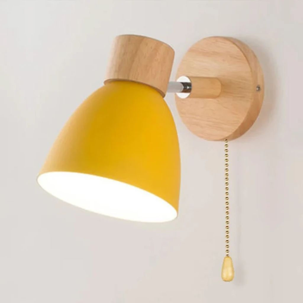 Scandinavian Wooden Wall Light Sconce