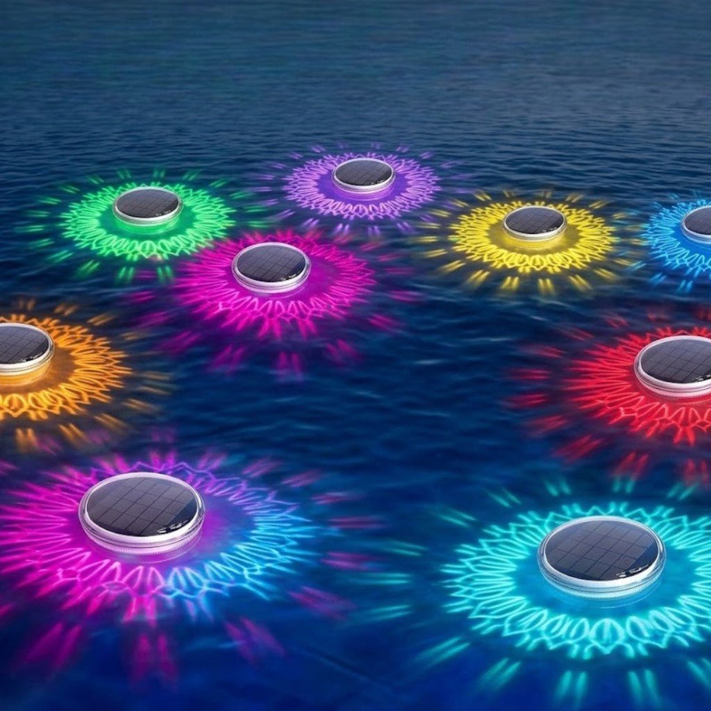 Solar Colorful LED Floating Pool Lights With Remote Control