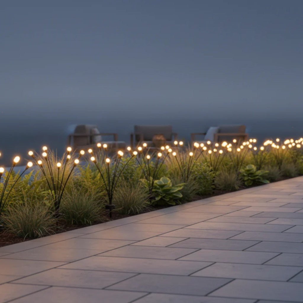 Solar Firefly Garden Light IP65 Waterproof Stake Lamp Outdoor Light