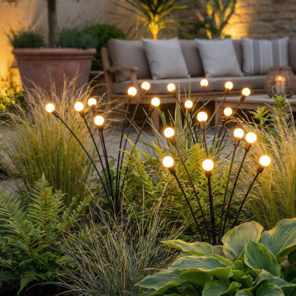 Solar Firefly Garden Light IP65 Waterproof Stake Lamp Outdoor Light
