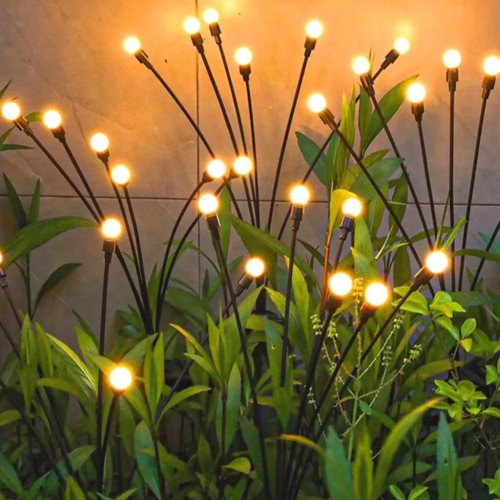 Solar Firefly Garden Light IP65 Waterproof Stake Lamp Outdoor Light