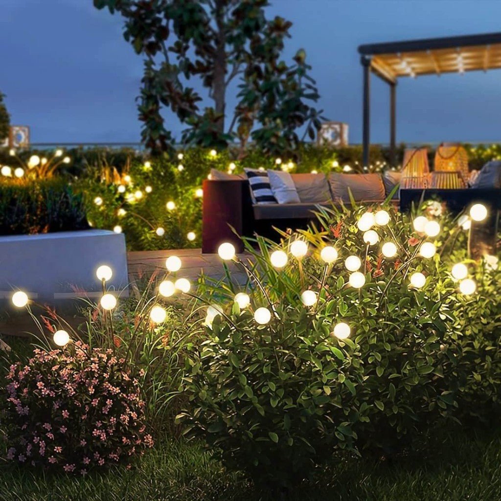 Solar Firefly Garden Light IP65 Waterproof Stake Lamp Outdoor Light