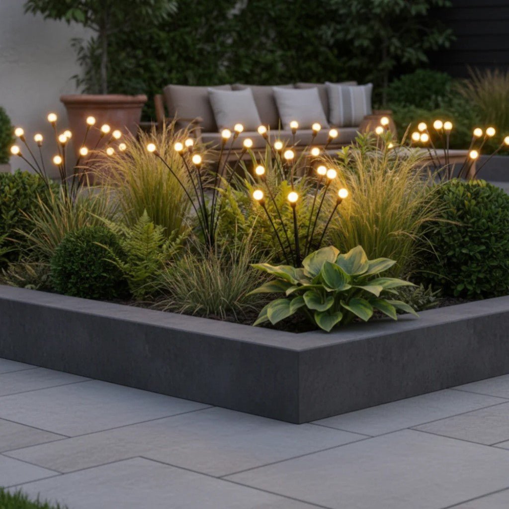 Solar Firefly Garden Light IP65 Waterproof Stake Lamp Outdoor Light