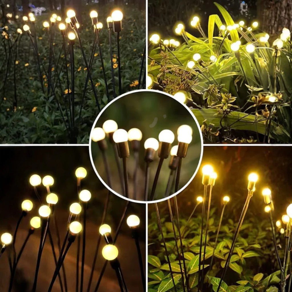 Solar Firefly Garden Light IP65 Waterproof Stake Lamp Outdoor Light