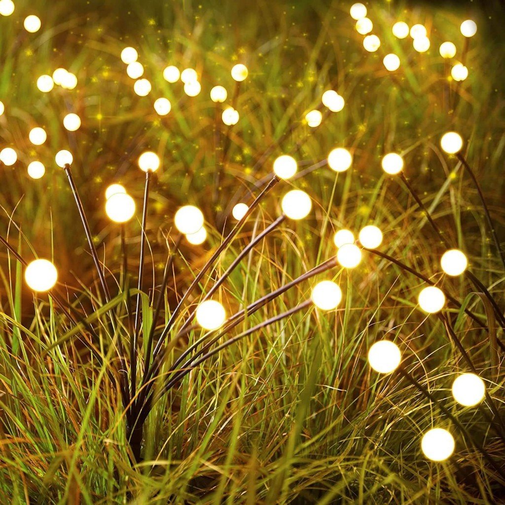 Solar Firefly Garden Light IP65 Waterproof Stake Lamp Outdoor Light
