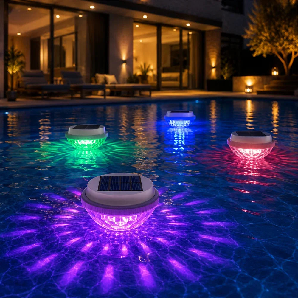 Solar Floating Pool Light RGB IP65 Waterproof Colour Changing Lamp