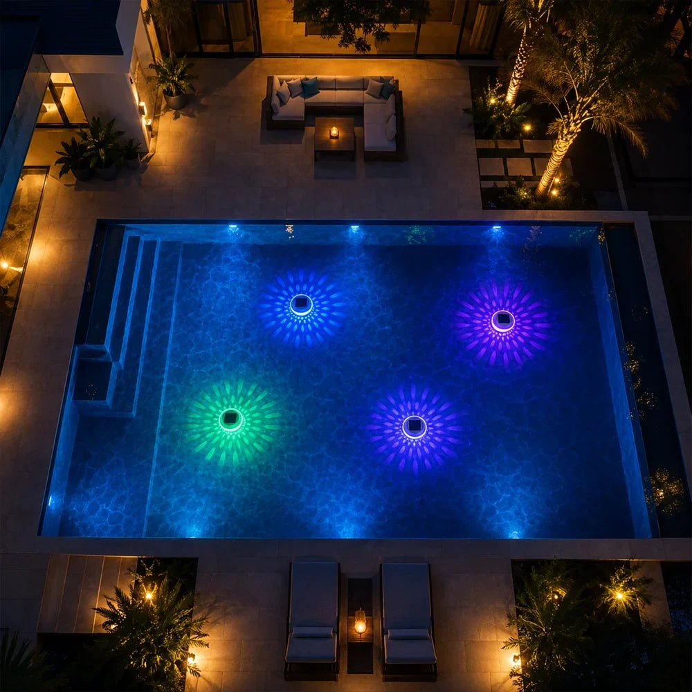 Solar Floating Pool Light RGB IP65 Waterproof Colour Changing Lamp