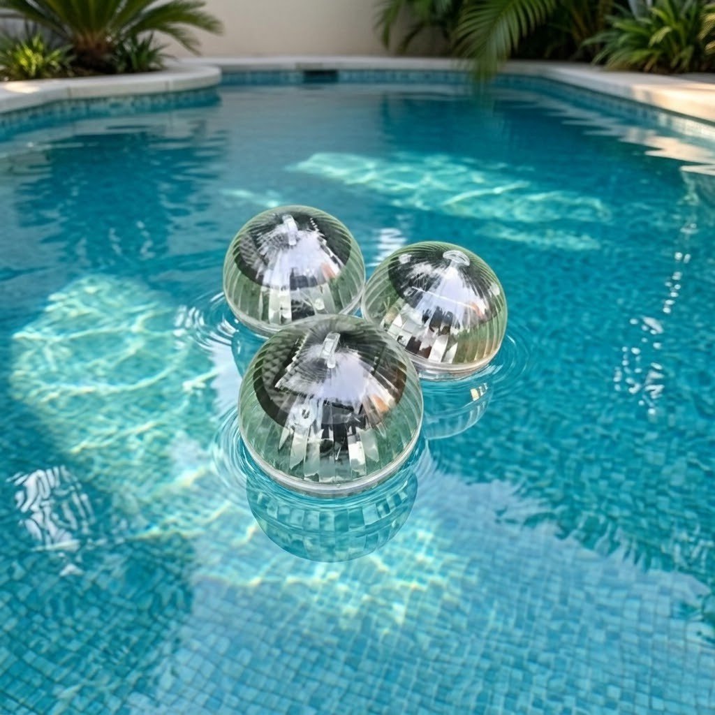 Solar Floating Pool Lights RGB Colour Changing - Waterproof LED Ball