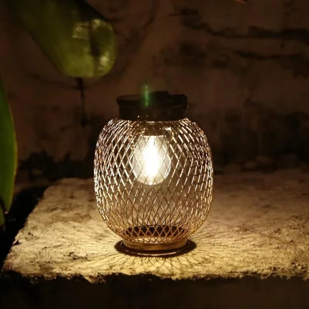 Solar Hanging Lantern Outdoor IP65 Waterproof Auto Sensor