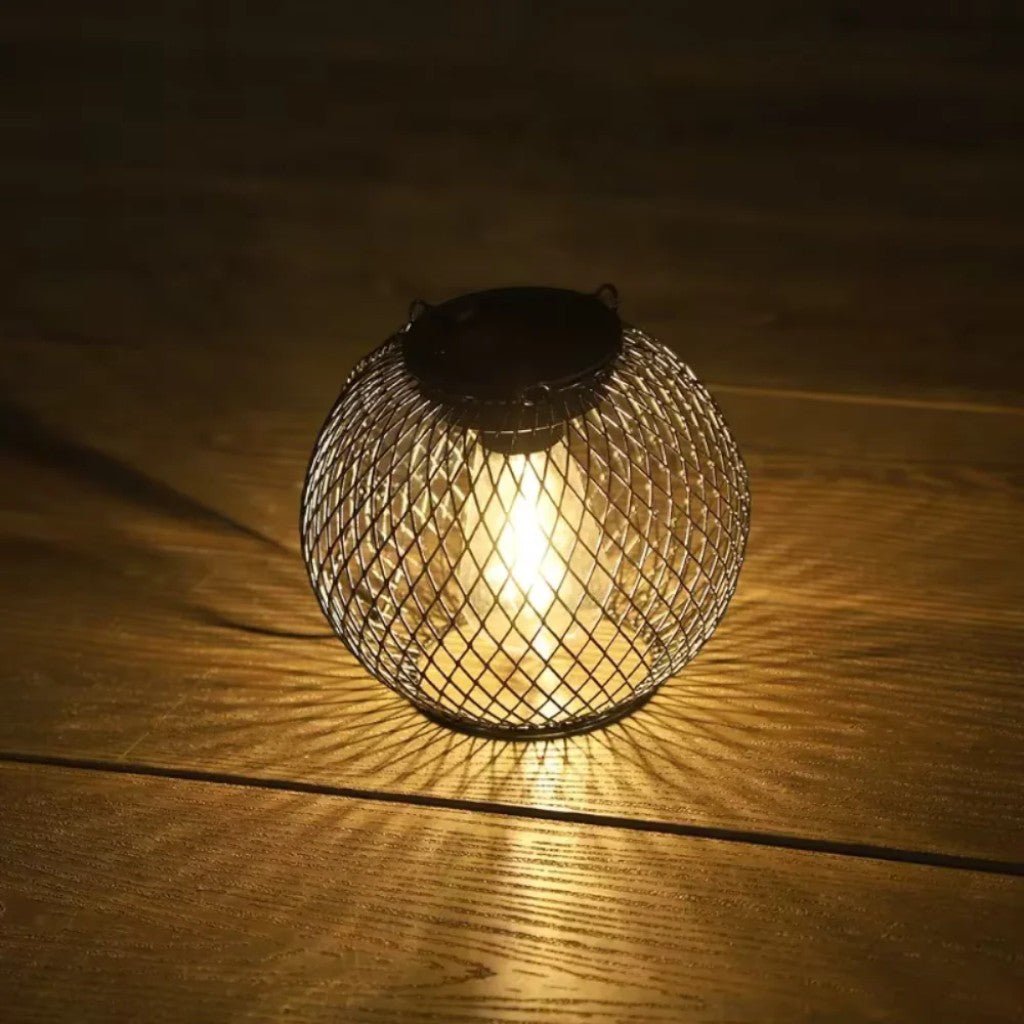 Solar Hanging Lantern Outdoor IP65 Waterproof Auto Sensor