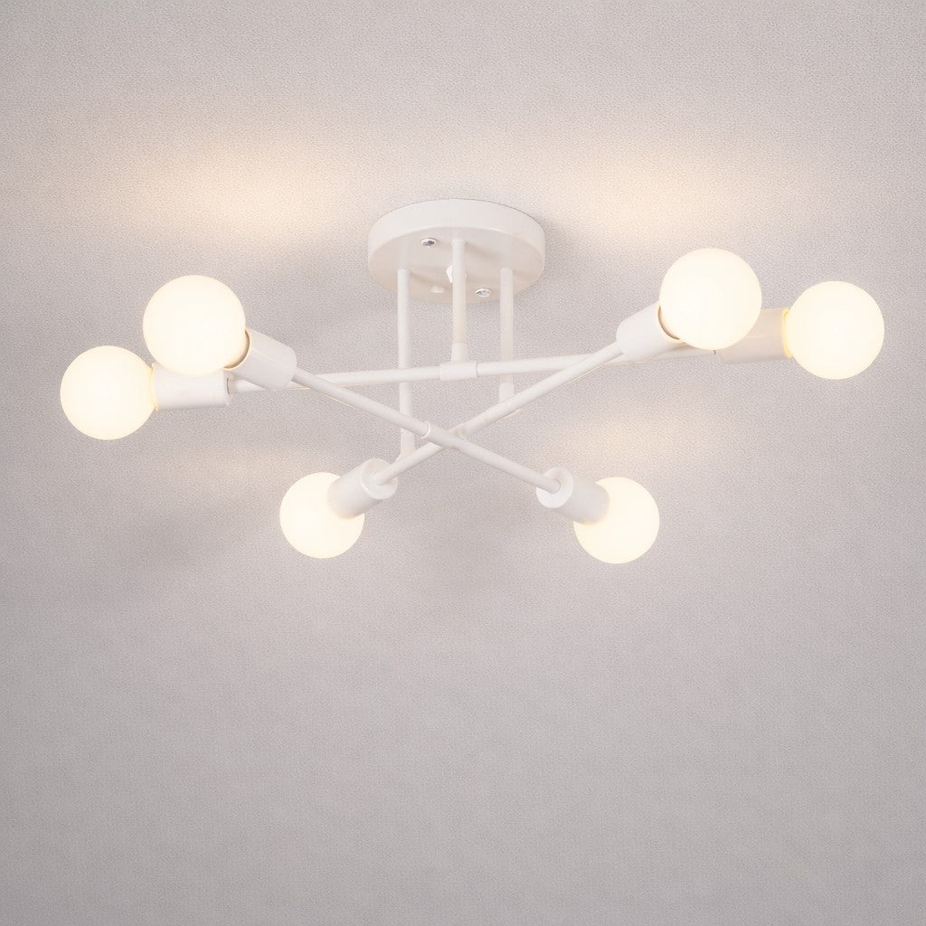Sputnik Mid Century LED Ceiling Light
