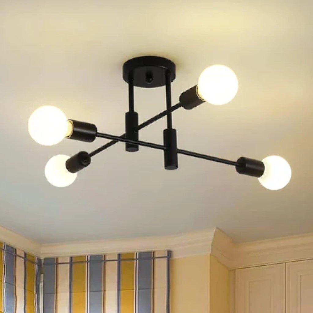 Sputnik Mid Century LED Ceiling Light