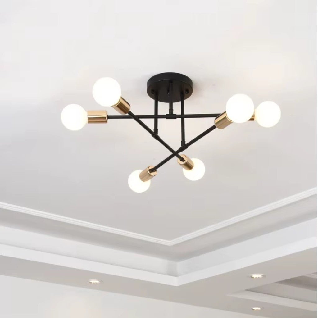 Sputnik Mid Century LED Ceiling Light