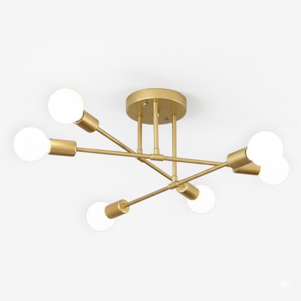 Sputnik Mid Century LED Ceiling Light