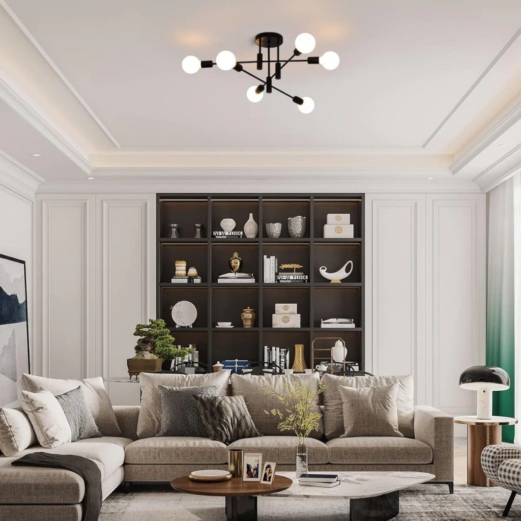 Sputnik Mid Century LED Ceiling Light
