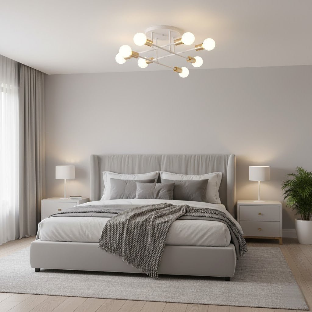 Sputnik Mid Century LED Ceiling Light