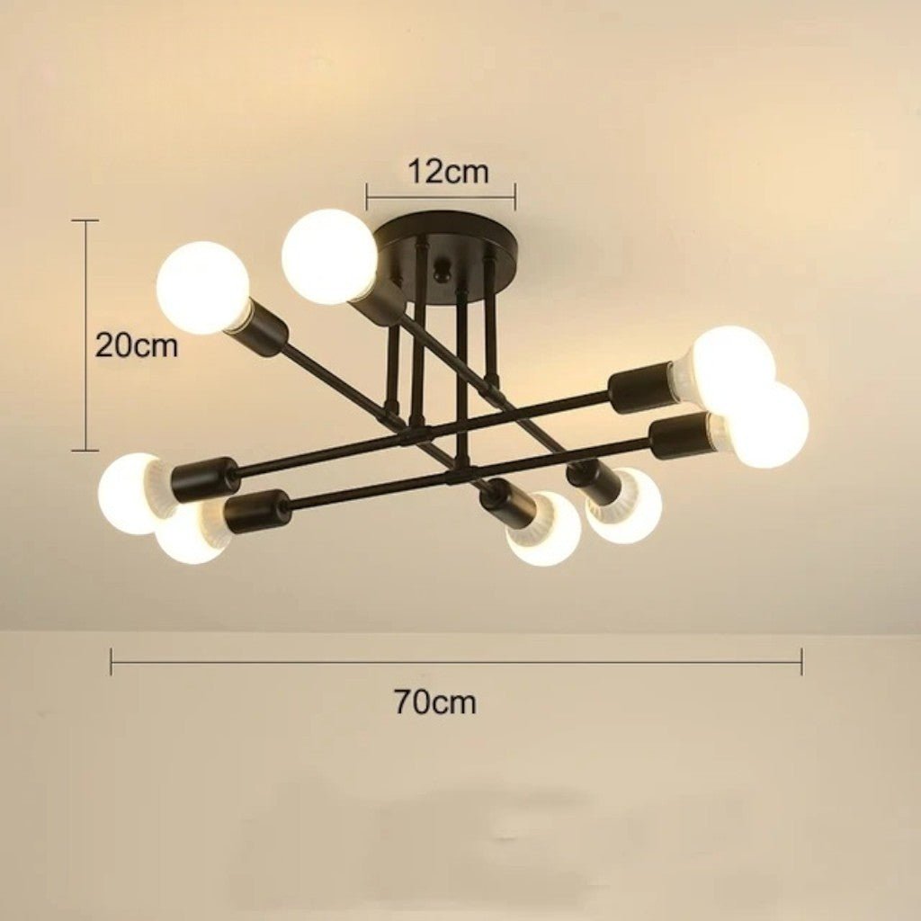 Sputnik Mid Century LED Ceiling Light