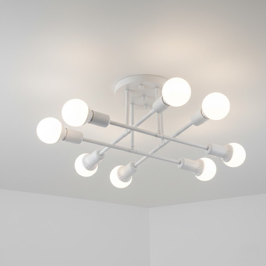 Sputnik Mid Century LED Ceiling Light