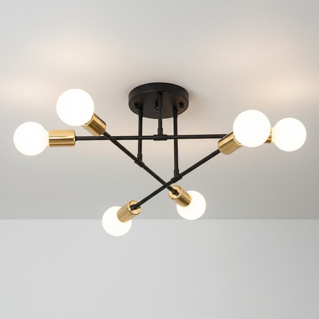 Sputnik Mid Century LED Ceiling Light