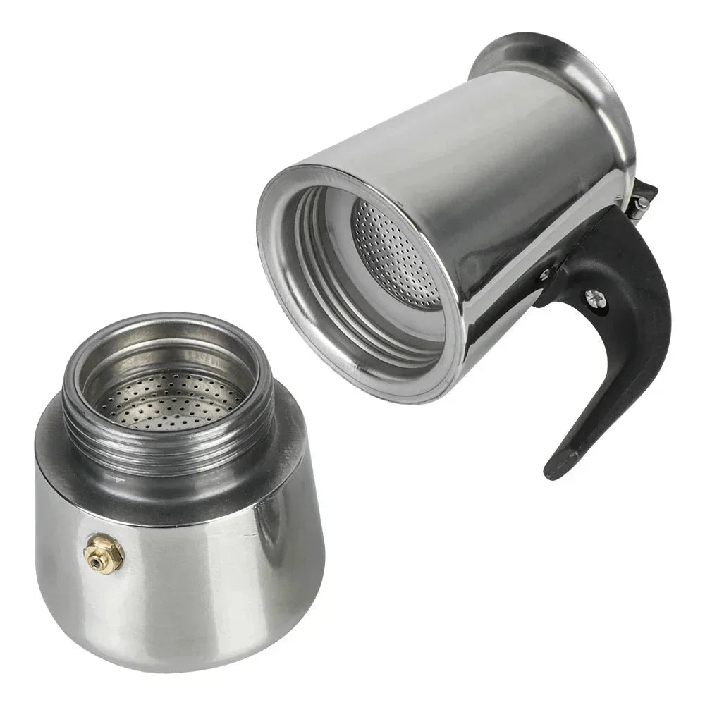 Stainless Steel Stovetop Italian Coffee Moka Pot