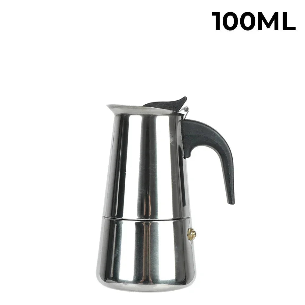 Stainless Steel Stovetop Italian Coffee Moka Pot