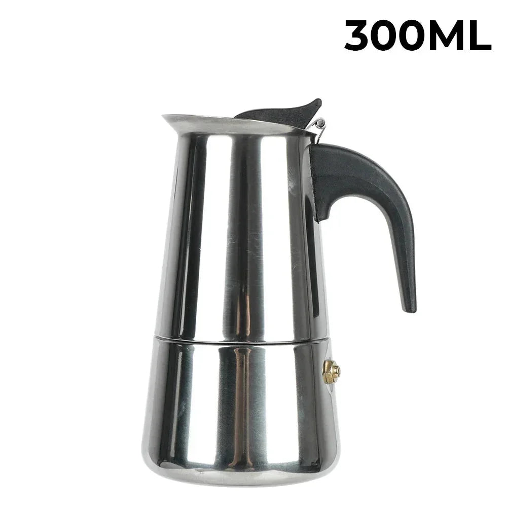 Stainless Steel Stovetop Italian Coffee Moka Pot