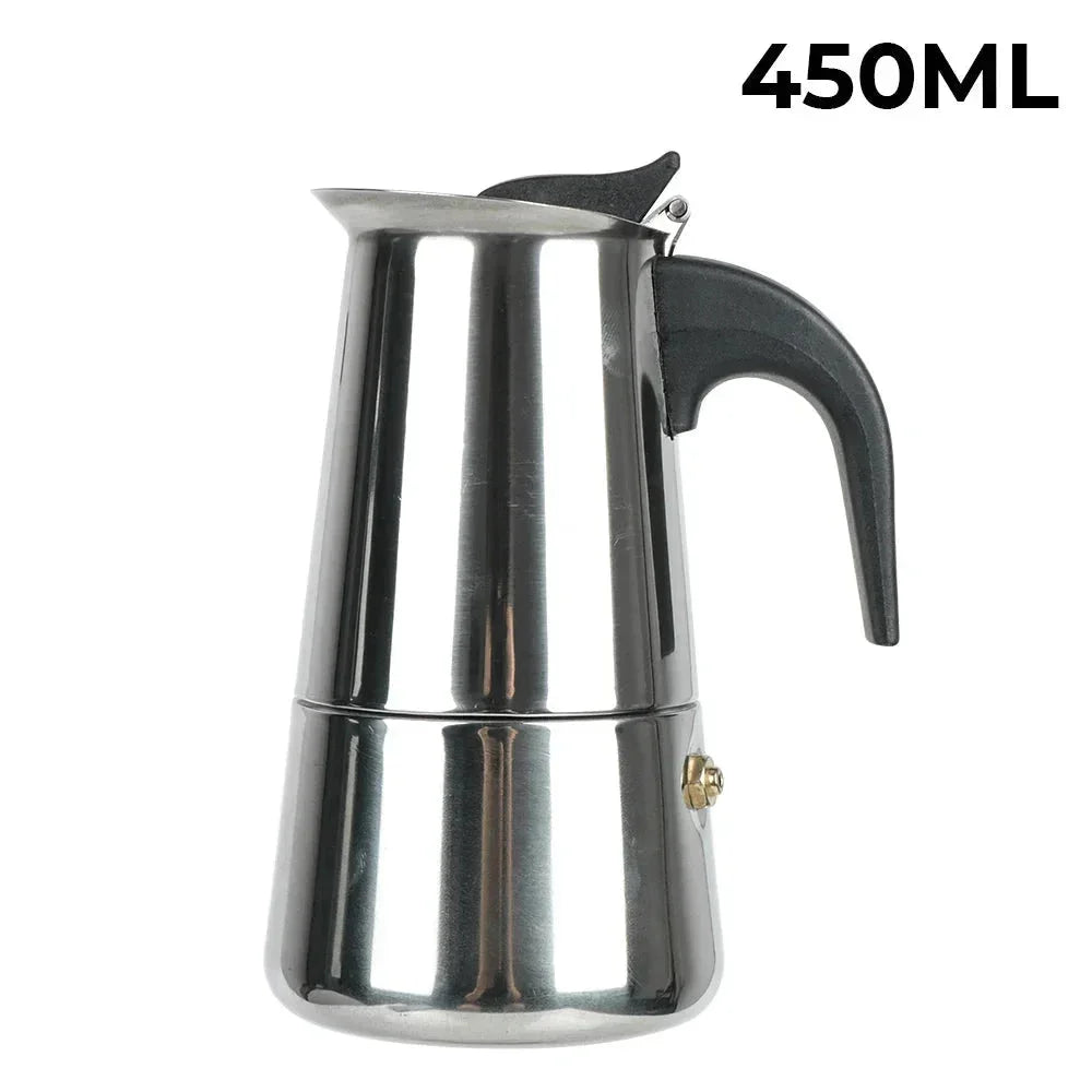 Stainless Steel Stovetop Italian Coffee Moka Pot