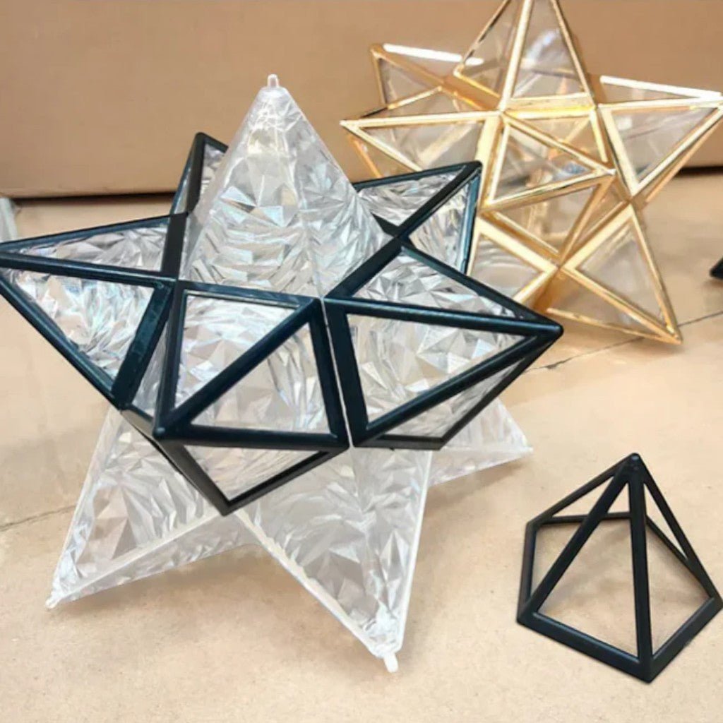 StarLight Star-Shaped Semi Flush Mount Ceiling Light