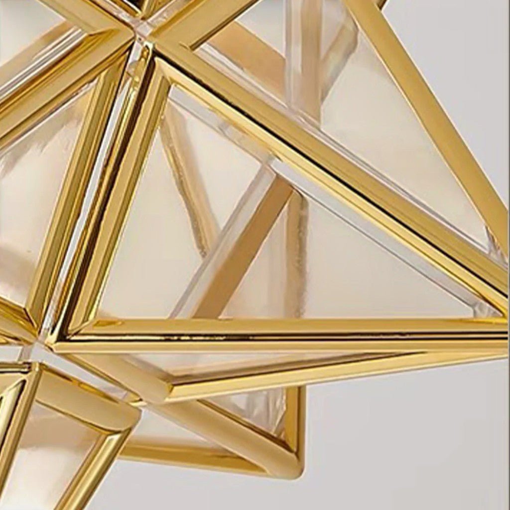 StarLight Star-Shaped Semi Flush Mount Ceiling Light