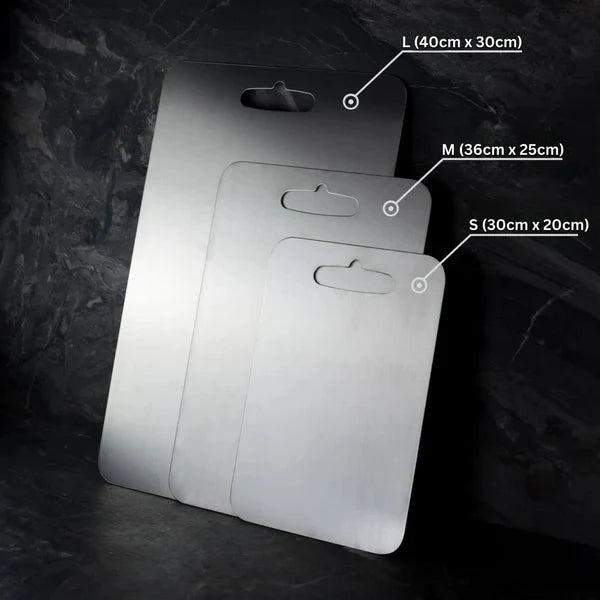 Steel Chopping Board - The Safest Non-Toxic Cutting Board
