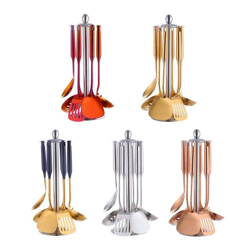 Stockholm 7-Piece Stainless Steel Cooking Utensils Set Lattea